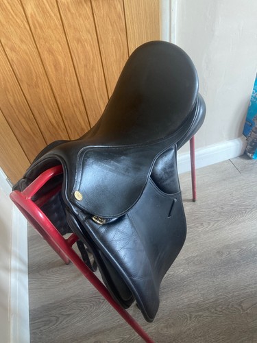 Gfs black dressage saddle - gfs,