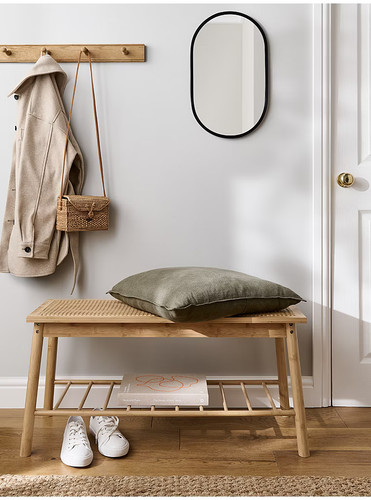 Natural wood and french cane - and,