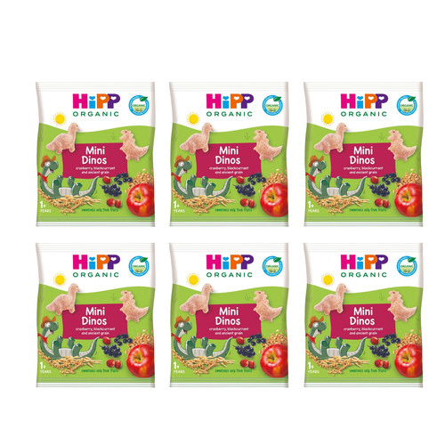 Hipp mini dinos organic - 6x,
