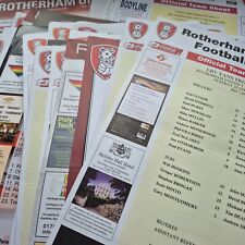 TEAMSHEETS - Rotherham United to Scunthorpe United (24)