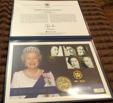 2002 Golden Jubilee QEII FDC £5 Coin Cover COA Presentation Folder No.05307  (