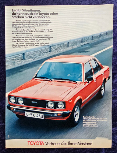 1979 toyota carina original - carina, gl