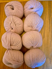 8 X 50G BALLS ROWAN PURE  ALPACA  DK SOFT PINK