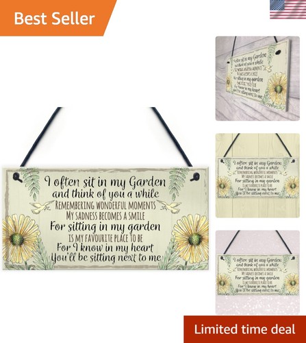 Green garden plaque summer - garden,