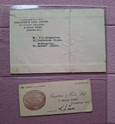 Tobacco ephemera singleton - ephemera, &