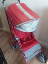 maclaren xt stroller rose with