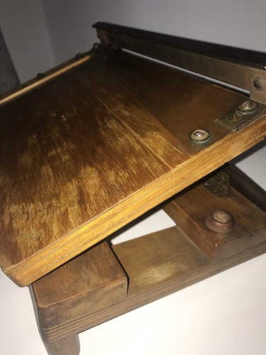 Antique wooden small paper - antique,