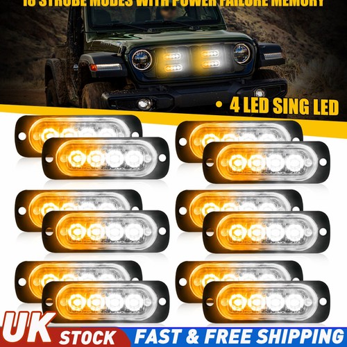 12x led strobe light bar - 12x, 4