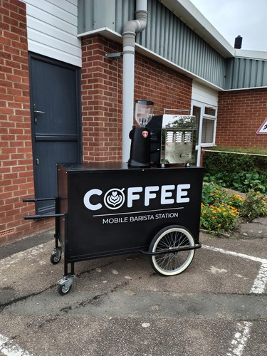 Mobile coffee cart with - mobile,