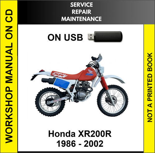 Honda xr200r 1996 1997 1998 - xr200r,