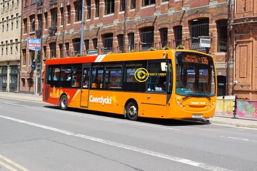 Cardiff bus adl e20d - cardiff,