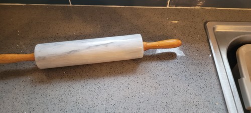 Marble rolling pin - rolling, wooden