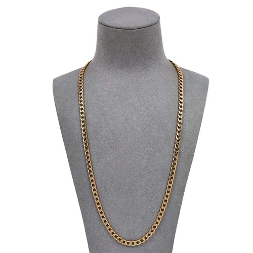 Pre owned 9ct gold curb - 9ct,