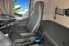 TRUCK SEAT COVERS Black SCANIA R/P/G 2005-2013 ECO LEATHER 2 the same seats 