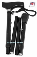 Lightweight Easy Folding Aluminium Walking Stick Cane, Height Adjustable