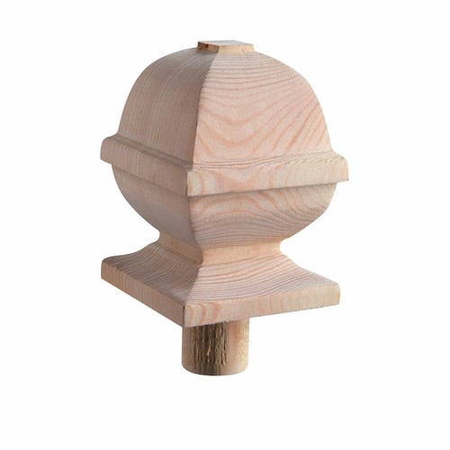 Stair newel post - stair, cap