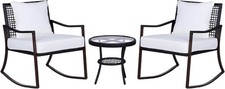3-Piece Rattan Bistro Set with