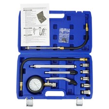 Diesel Petrol Engine Cylinder Pressure Tester Car Compression Test Gauge Kit Set
