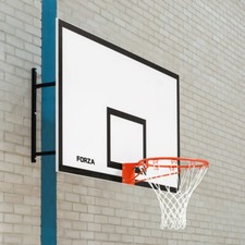 FORZA Wall Mounted Basketball Backboard & Hoop - INDOOR/OUTDOOR - Ultra Durable