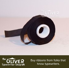 Oliver 7/16"  Black Ribbon for
