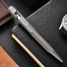 Titanium Bolt Action Ballpoint Pen Signature Writing Pocket Pen Business Office