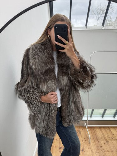 Vintage silver fox - fox, coat
