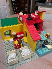 Vintage Lego Duplo Play House & Extras. 1989. From 2760 2754 2750 2752 2756 2758