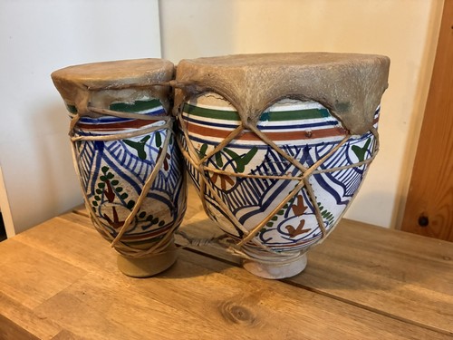 Moroccan double drum