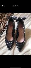 Lindy Bop Polka Dot Shoes Size