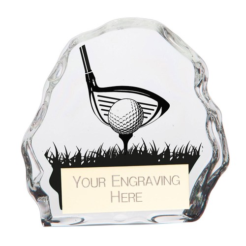 Golf trophies mystique crystal - golf,