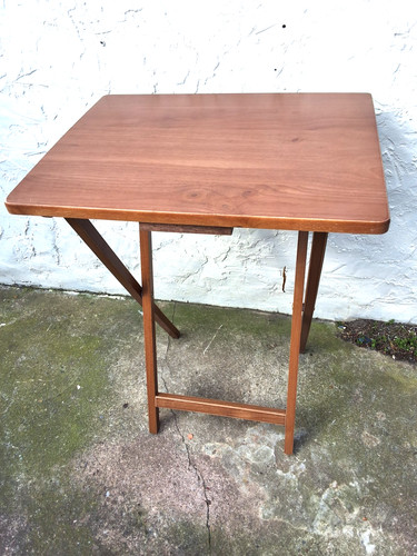 Folding tea coffe side table - coffe,