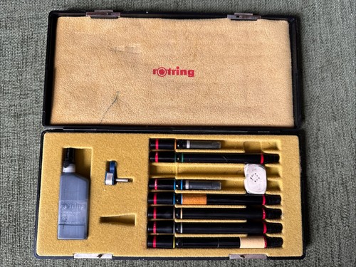 Vintage rotring boxed pen - vintage,