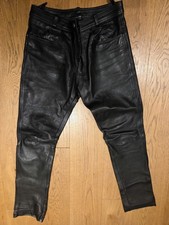 Leather Trousers, 32", Jeans