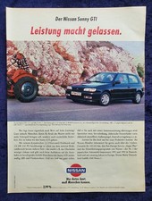 Nissan Sunny GTI with 143 hp, original advertising from 1993