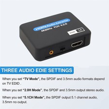 4K HDMI to HDMI Extractor