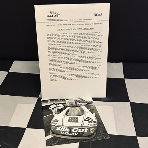 Silk cut jaguar xjr group - silk, c