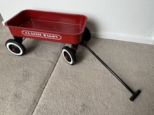 Childs pull along metal cart