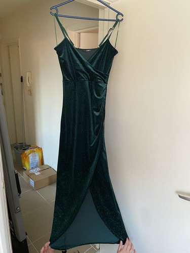 Green quiz evening dress size - green,