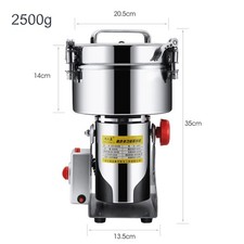 Electric Grain Mill Grinder Commercial Spice Grinder Stainless Steel 800/2500gm