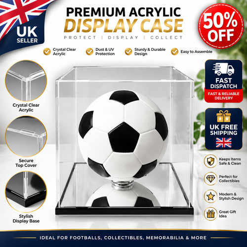 Acrylic sports ball display - acrylic,