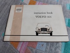 VOLVO 164 INSTRUCTION BOOK OWNERS MANUAL DRIVERS HANDBOOK 1968 VGC FREE POST B30