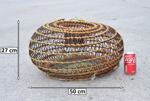 Vintage crustacean trap - trap, old