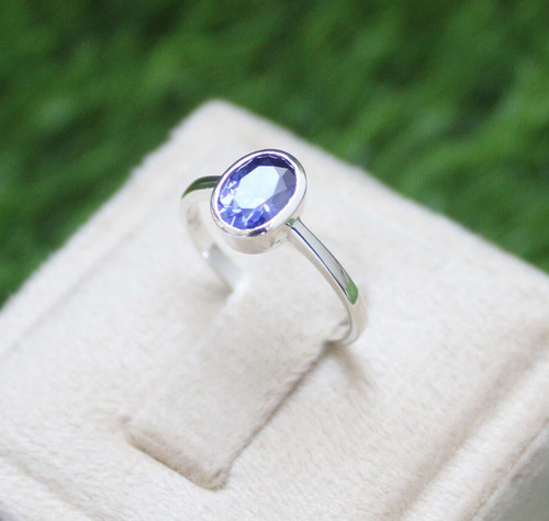 Tanzanite ring 925 sterling - tanzanite,