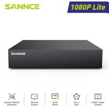 SANNCE HD 8CH 1080P Lite CCTV DVR TVI Video Recorder for Security Camera System