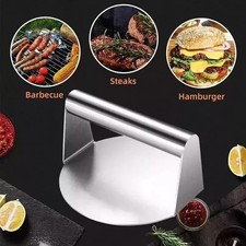 Stainless Steel Burger Press 5.51 Inch round Burger Smasher Heavy-Duty Smash UK