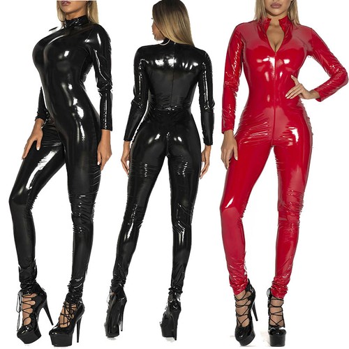 Women wet look pvc - look, leather
