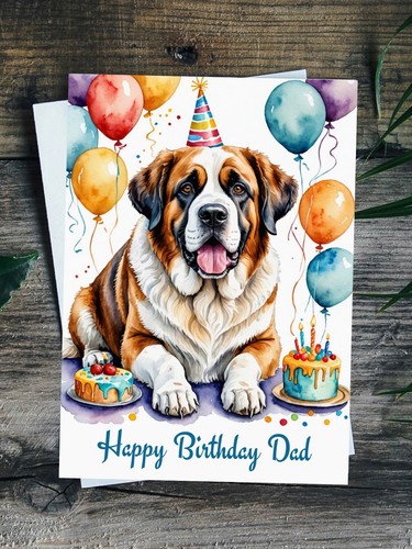 Bernard birthday card - st,