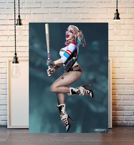 Harley quinn canvas print - harley,