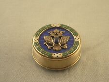 ANTIQUE RUSSIAN GOLD PLATED SILVER ENAMEL ROMANOV TRECENTENARY BOX 84 FABERGE