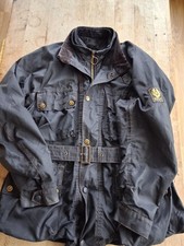  Belstaff Pure Motorcycle Nylon Jacket XL Malenotti Era XL500
